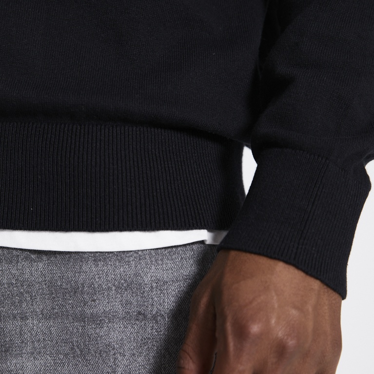 Fine-knit sweater "Ruben" Black 2